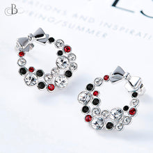 Cargar imagen en el visor de la galería, Aretes multicolor con cristales Swarovski