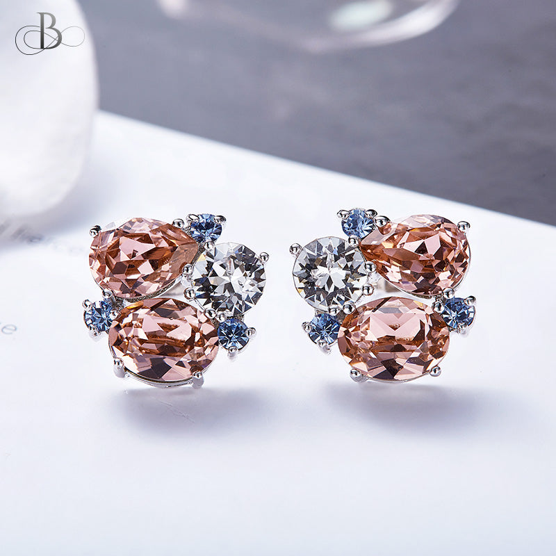 Aretes gotas de cristales Swarovski