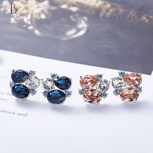 Aretes gotas de cristales Swarovski