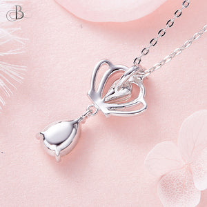 Collar corona brillante con cristales Swarovski