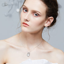 Cargar imagen en el visor de la galería, Collar candado corazón y llave con cristales Swarovski