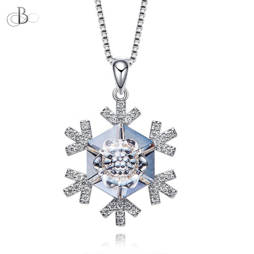 Collar copo de nieve con cristales Swarovski