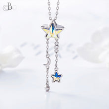 Cargar imagen en el visor de la galería, Collar cielo estrellado con cristales Swarovski