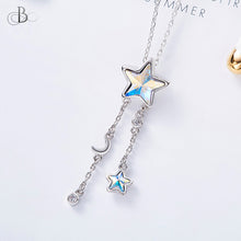 Cargar imagen en el visor de la galería, Collar cielo estrellado con cristales Swarovski