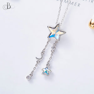 Collar cielo estrellado con cristales Swarovski