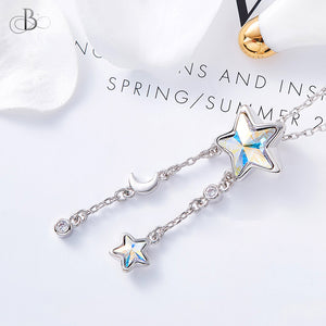 Collar cielo estrellado con cristales Swarovski