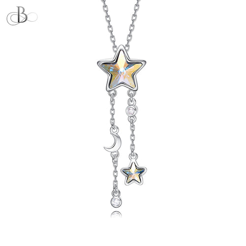 Collar cielo estrellado con cristales Swarovski