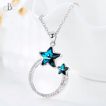 Cargar imagen en el visor de la galería, Collar estrellas brillantes con cristales Swarovski