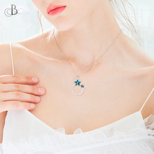 Collar estrellas brillantes con cristales Swarovski