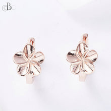 Cargar imagen en el visor de la galería, Aretes de plata flores doradas