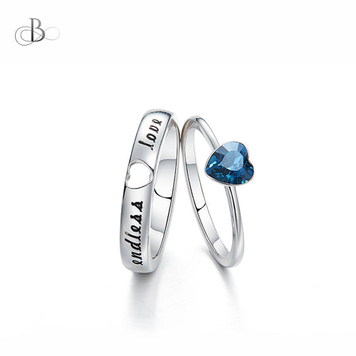 Anillo para parejas de plata 