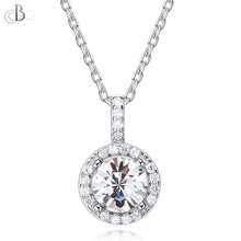 Cargar imagen en el visor de la galería, Collar de plata punto de luz con cristales Swarovski