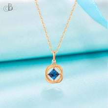 Cargar imagen en el visor de la galería, Collar lazos dorados con cristales Swarovski