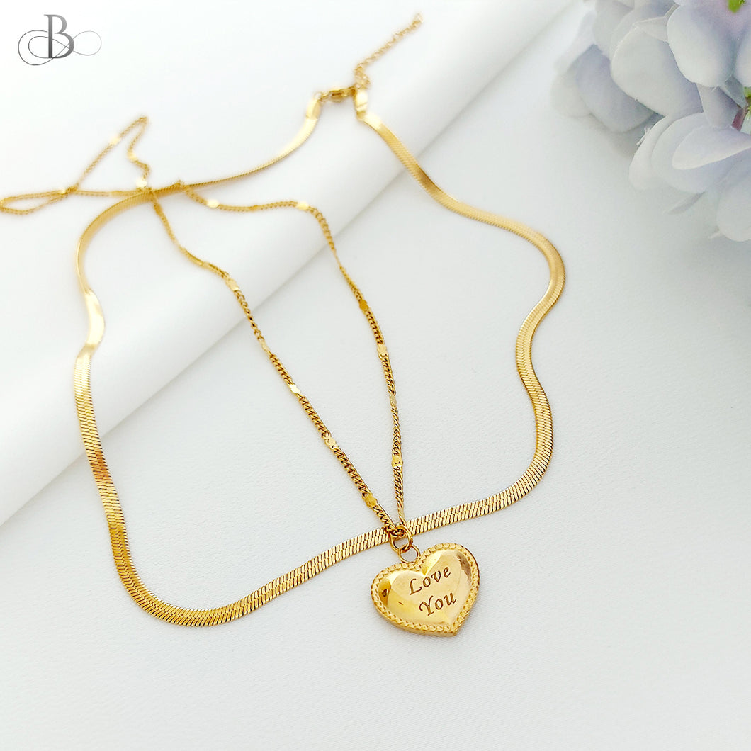 Collar de acero doble 
